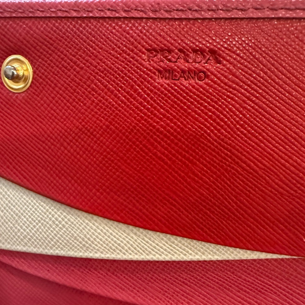 Prada Pink Leather Chain Wallet Crossbody - Picture 10 of 16